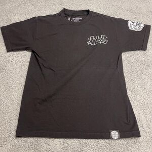The Pineapple Clan Hawaii Shirt Mens Medium Black Graphic Short Sleeve